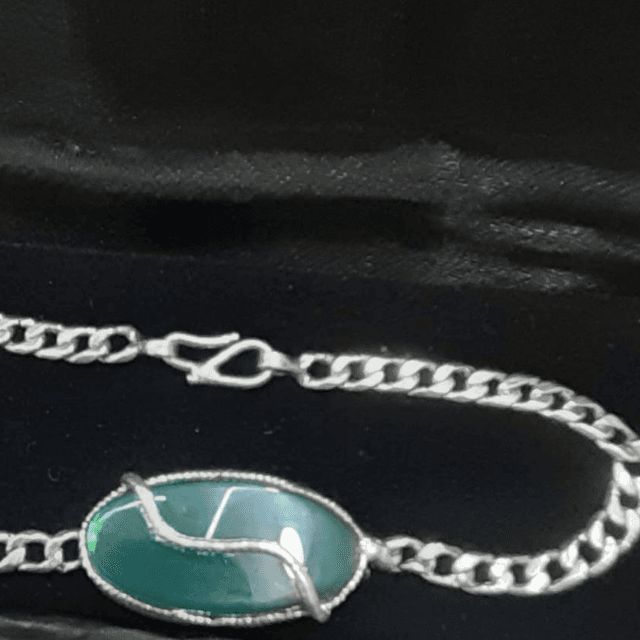 Bracelate Green Stone